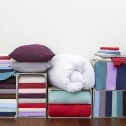 Non Iron Plain Dye White Oxford Pillowcase 7 Non Iron Plain Dye White Oxford Pillowcase -Dunelm Shop 1000000608 alt02