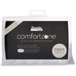Comfortzone Duck Feather Side Sleeper Box Pillow 11 Comfortzone Duck Feather Side Sleeper Box Pillow -Dunelm Shop 1000007962 alt04