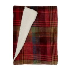 Check Sherpa Throw, 130cm X 180cm -Dunelm Shop 1000117650 alt01