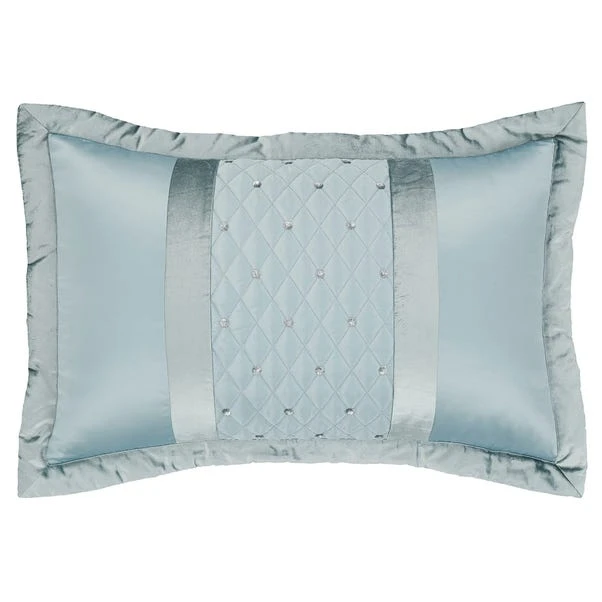 Catherine Lansfield Sequin Cluster Duck-Egg Pair Of Pillow Shams 6 Catherine Lansfield Sequin Cluster Duck-Egg Pair Of Pillow Shams - Image 4