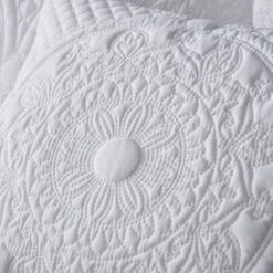 Mandalay White Bedspread -Dunelm Shop 1000167161 alt02