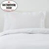 Non Iron Plain Dye White Oxford Pillowcase 1 Non Iron Plain Dye White Oxford Pillowcase -Dunelm Shop 30145819