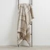 Super Soft Plaid Check Natural Throw 2 Super Soft Plaid Check Natural Throw -Dunelm Shop 30410648