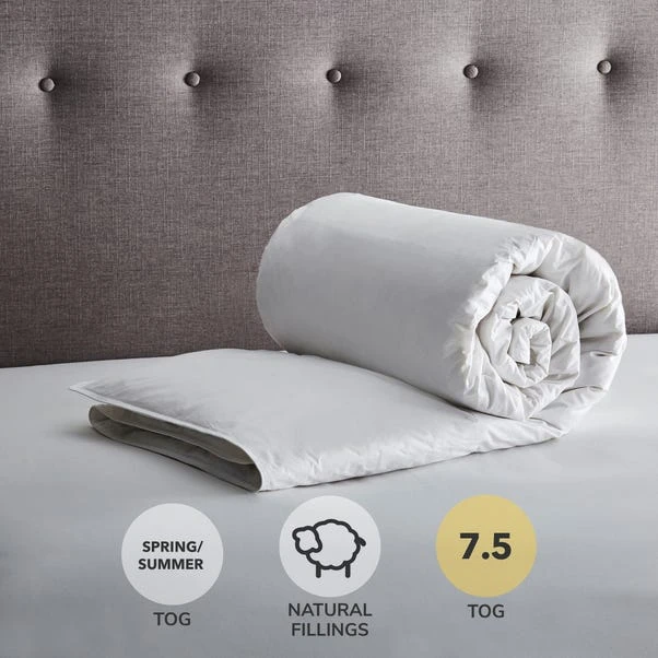 Fogarty White Goose Feather And Down 7.5 Tog Duvet 6 Fogarty White Goose Feather And Down 7.5 Tog Duvet - Image 5