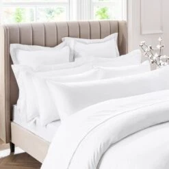 Dorma Smooth & Soft 300 Thread Count Cotton Sateen Bolster Pillowcase 33 Dorma Smooth & Soft 300 Thread Count Cotton Sateen Bolster Pillowcase -Dunelm Shop 30624220 alt01