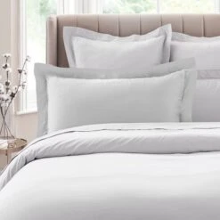 Dorma Smooth & Soft 300 Thread Count Cotton Sateen Kingsize Oxford Pillowcase 40 Dorma Smooth & Soft 300 Thread Count Cotton Sateen Kingsize Oxford Pillowcase -Dunelm Shop 30624277
