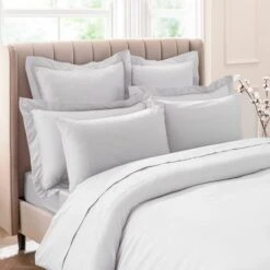 Dorma Smooth & Soft 300 Thread Count Cotton Sateen Kingsize Oxford Pillowcase 41 Dorma Smooth & Soft 300 Thread Count Cotton Sateen Kingsize Oxford Pillowcase -Dunelm Shop 30624277 alt01