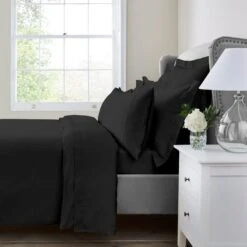 Dorma Smooth & Soft 300 Thread Count Cotton Sateen Flat Sheet 39 Dorma Smooth & Soft 300 Thread Count Cotton Sateen Flat Sheet -Dunelm Shop 30624417 alt01