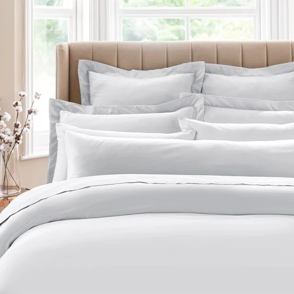 Dorma Smooth & Soft 300 Thread Count Cotton Sateen Bolster Pillowcase 3 Dorma Smooth & Soft 300 Thread Count Cotton Sateen Bolster Pillowcase