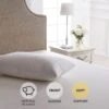 Dorma Luxurious White Goose Down Front Sleeper Pillow 1 Dorma Luxurious White Goose Down Front Sleeper Pillow -Dunelm Shop 30635117