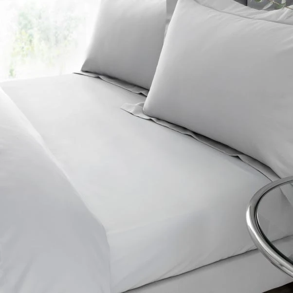Hotel 230 Thread Count 100% Cotton Sateen Fitted Sheet 4 Hotel 230 Thread Count 100% Cotton Sateen Fitted Sheet - Image 2