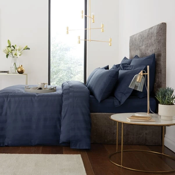 Hotel Cotton 230 Thread Count Stripe Duvet Cover 16 Hotel Cotton 230 Thread Count Stripe Duvet Cover - Image 14