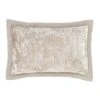 Catherine Lansfield Natural Crushed Velvet Pillowsham Pair