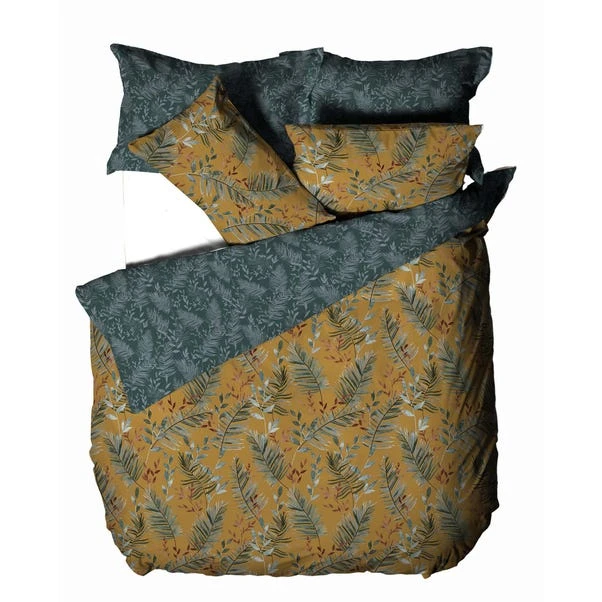 Furn. Riva Mazari Mustard Duvet Cover And Pillowcase Set 18 Furn. Riva Mazari Mustard Duvet Cover And Pillowcase Set - Image 16