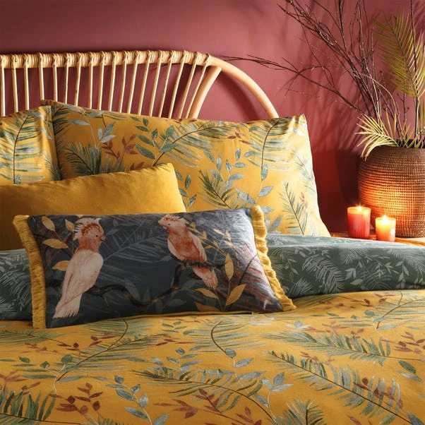 Furn. Riva Mazari Mustard Duvet Cover And Pillowcase Set 12 Furn. Riva Mazari Mustard Duvet Cover And Pillowcase Set - Image 10