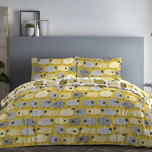 Fusion Dotty Sheep Duvet Cover & Pillowcase Set 5 Fusion Dotty Sheep Duvet Cover & Pillowcase Set - Image 3