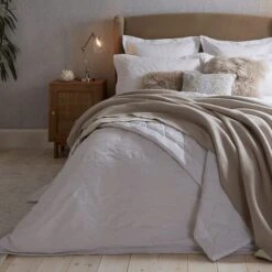 Dorma Purity Kempley Jacquard White Duvet Cover And Pillowcase Set -Dunelm Shop 30727602