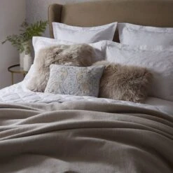 Dorma Purity Kempley Jacquard White Duvet Cover And Pillowcase Set -Dunelm Shop 30727602 alt07