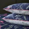 Dorma Winter Garden Navy 100% Cotton Oxford Pillowcase Pair 2 Dorma Winter Garden Navy 100% Cotton Oxford Pillowcase Pair -Dunelm Shop 30729455