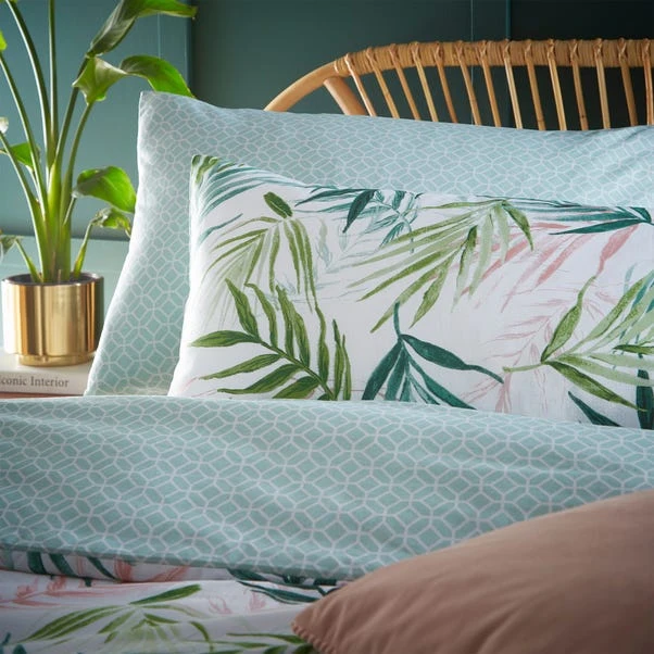 Furn. Bali Palm Floral Reversible Duvet Cover And Pillowcase Set 10 Furn. Bali Palm Floral Reversible Duvet Cover And Pillowcase Set - Image 8