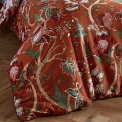 Paoletti Botanist Rust 100% Cotton Reversible Duvet Cover And Pillowcase Set 10 Paoletti Botanist Rust 100% Cotton Reversible Duvet Cover And Pillowcase Set -Dunelm Shop 30746990 alt04