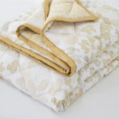 Dorma Daylesford Yellow 100% Cotton Bedspread 13 Dorma Daylesford Yellow 100% Cotton Bedspread -Dunelm Shop 30752384 alt02