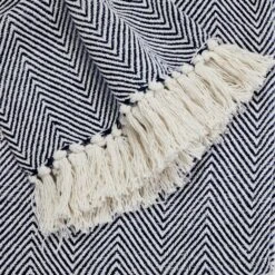 Jenson Herringbone Throw 200cm X 200cm 27 Jenson Herringbone Throw 200cm X 200cm -Dunelm Shop 30754706 alt01