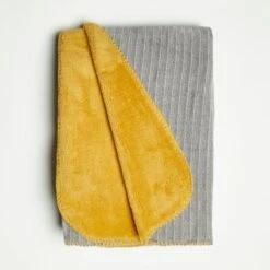 Chenille Stripe Reversible 130cm X 180cm Throw -Dunelm Shop 30766324 alt04