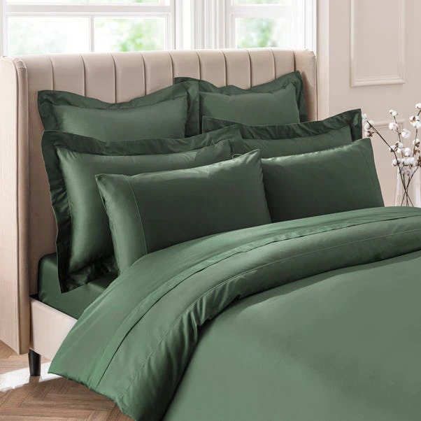 Dorma Smooth & Soft 300 Thread Count Cotton Sateen Continental Pillowcase 10 Dorma Smooth & Soft 300 Thread Count Cotton Sateen Continental Pillowcase - Image 8
