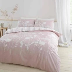 Catherine Lansfield Meadow Sweet Floral Reversible Duvet Cover And Pillowcase Set 38 Catherine Lansfield Meadow Sweet Floral Reversible Duvet Cover And Pillowcase Set -Dunelm Shop 30771729