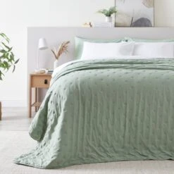 Ella Washed Bedspread -Dunelm Shop 30780889