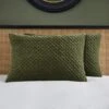 Dorma Genevieve Green 100% Cotton Standard Pillowcase -Dunelm Shop 30781795