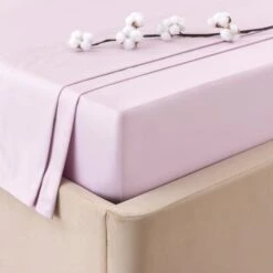 Dorma Smooth & Soft 300 Thread Count Cotton Sateen Flat Sheet 32 Dorma Smooth & Soft 300 Thread Count Cotton Sateen Flat Sheet -Dunelm Shop 30802344 alt01