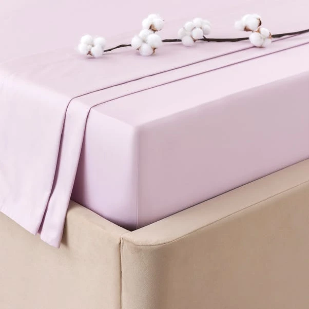 Dorma Smooth & Soft 300 Thread Count Cotton Sateen Flat Sheet 5 Dorma Smooth & Soft 300 Thread Count Cotton Sateen Flat Sheet - Image 3