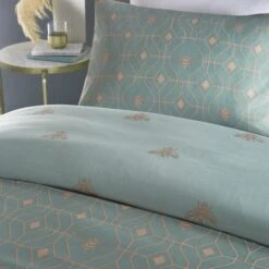 Furn. Bee Deco Duvet Cover And Pillowcase Set 41 Furn. Bee Deco Duvet Cover And Pillowcase Set -Dunelm Shop 30803611 alt01