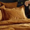 Paoletti Palmeria Gold Oxford Pillowcase 2 Paoletti Palmeria Gold Oxford Pillowcase -Dunelm Shop 30803633