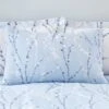 Belle Blue Standard Pillowcase Pair 1 Belle Blue Standard Pillowcase Pair -Dunelm Shop 30807331