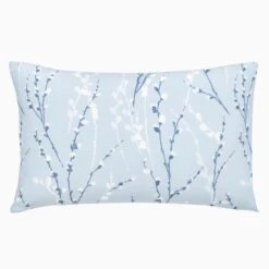Belle Blue Standard Pillowcase Pair -Dunelm Shop 30807331 alt02