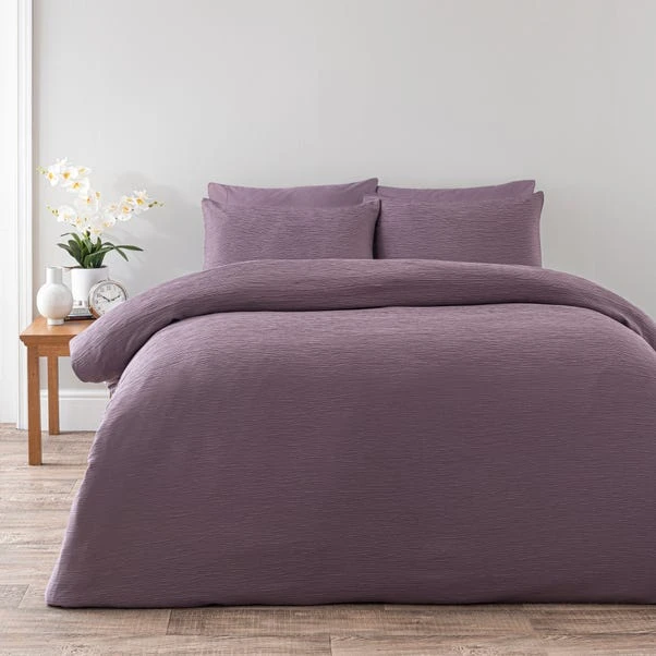 Alford Textured Duvet Cover And Pillowcase Set 3 Alford Textured Duvet Cover And Pillowcase Set