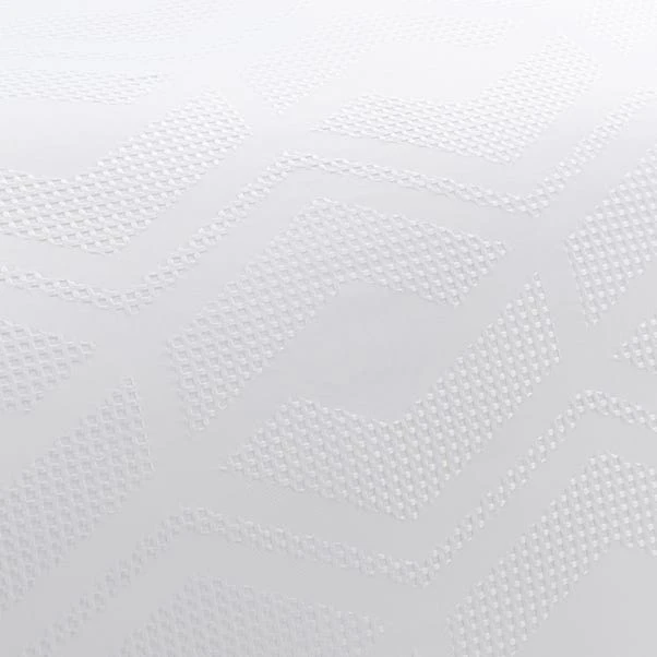 Croston Waffle White Duvet Cover And Pillowcase Set 10 Croston Waffle White Duvet Cover And Pillowcase Set - Image 8