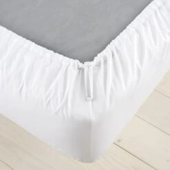 Pure Cotton Toggled Fitted Sheet 23 Pure Cotton Toggled Fitted Sheet -Dunelm Shop 30812938