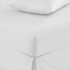 Pure Cotton Toggled Fitted Sheet 25 Pure Cotton Toggled Fitted Sheet -Dunelm Shop 30812938 alt02