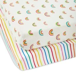 Ickle Bubba Pack Of 2 Rainbow Dreams Fitted Cotbed Sheets 9 Ickle Bubba Pack Of 2 Rainbow Dreams Fitted Cotbed Sheets -Dunelm Shop 30821512 alt02