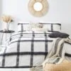 The Linen Yard Faux Mohair Stripe Navy 100% Cotton Duvet Cover & Pillowcase Set 1 The Linen Yard Faux Mohair Stripe Navy 100% Cotton Duvet Cover & Pillowcase Set -Dunelm Shop 30824158