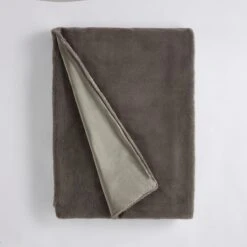 Lenon Faux Fur Throw, Grey 130cm X 170cm 11 Lenon Faux Fur Throw, Grey 130cm X 170cm -Dunelm Shop 30825796 alt04