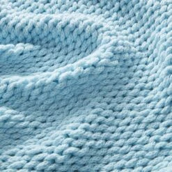 Chunky Knit Recycled Throw 130cm X 170cm -Dunelm Shop 30826700 alt02