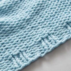 Chunky Knit Recycled Throw 130cm X 170cm -Dunelm Shop 30826700 alt03