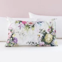 Kinsley Floral Cotton Duvet Cover And Pillowcase Set -Dunelm Shop 30828344 alt01