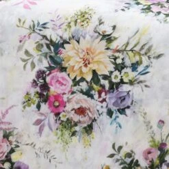 Kinsley Floral Cotton Duvet Cover And Pillowcase Set -Dunelm Shop 30828344 alt03