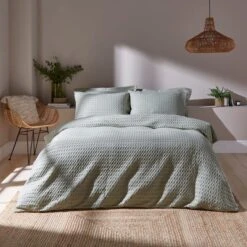 Emerson Waffle Oxford Pillowcase -Dunelm Shop 30828717 alt02